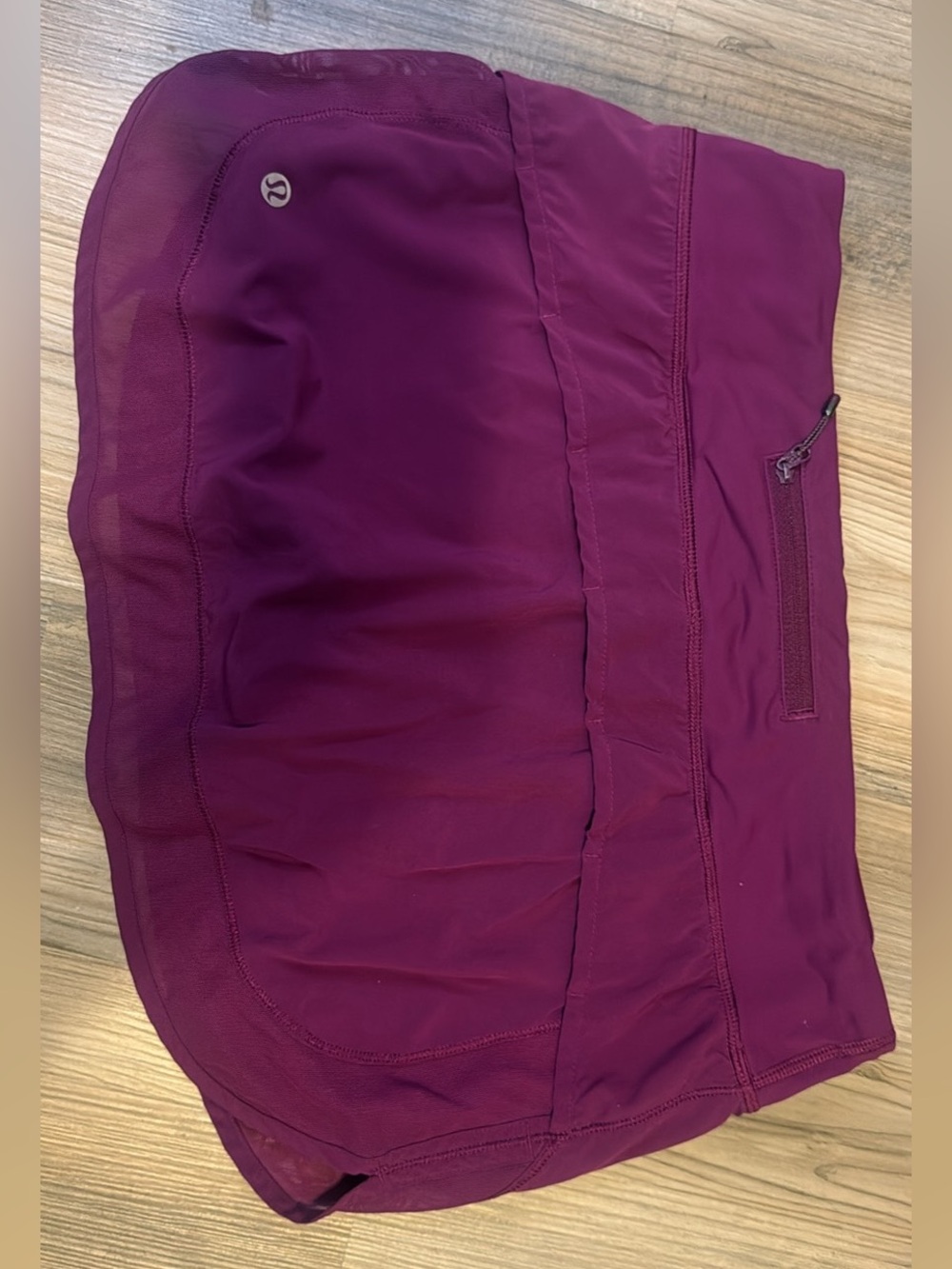lululemon athletica Plum Athletic Shorts with skirt